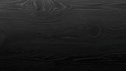 Rich, textured black wood showcasing unique knots, ideal for editorial header background