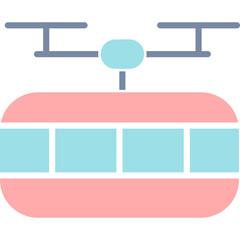 Obraz premium Colorful flat transportation icon set featuring various land, air, and sea vehicles such as cars, buses, trucks, bicycles, scooters, airplanes, rockets, ships, boats, submarines, trains, trams, camper