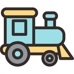 Colorful flat transportation icon set featuring various land, air, and sea vehicles such as cars, buses, trucks, bicycles, scooters, airplanes, rockets, ships, boats, submarines, trains, trams, camper