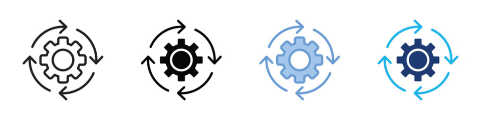 Effective icon set multiple style collection