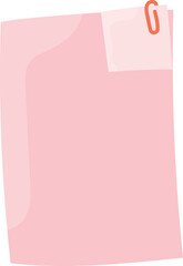 Paper note illustration