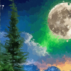 Various oil paintings, flowers, forests, mountain scenery, chrysanthemums, lakes, waterfalls, roses, peonies, flowers, small rivers, rabbits, birds