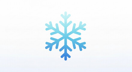 Fototapeta premium Beautiful winter snowflake illustration for christmas holiday designs and seasonal graphic projects vector art