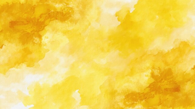 A fluid yellow watercolor card backdrop with delicate financial motifs, perfect for elegant designs.