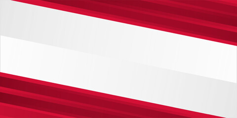 Bold Red and White Abstract Corporate Background