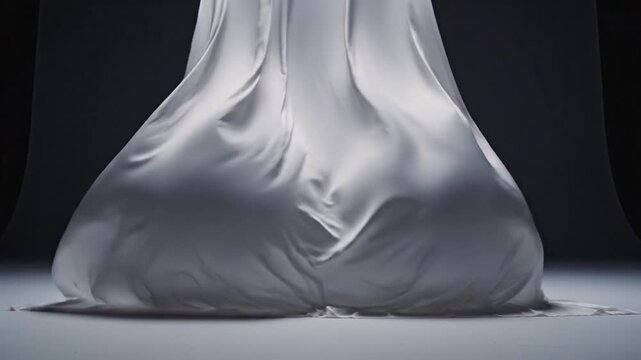 絹布の舞 陰影美スタジオ撮影ドリー