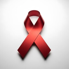 Red ribbon for world aids awareness day