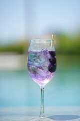 cocktail in the pool