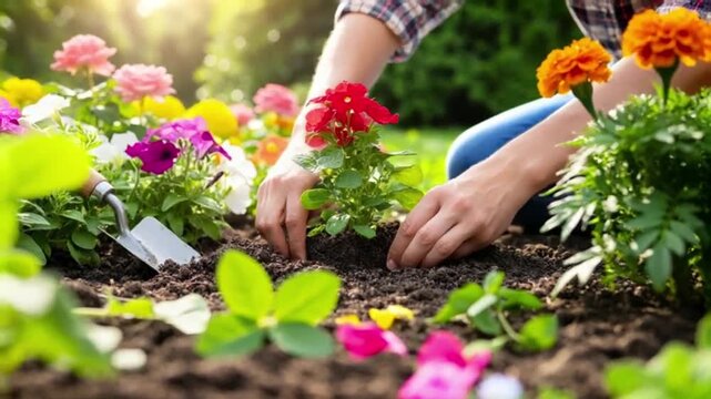 Planting Flowers Video Spring Gardening Tips and Ideas