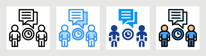 Interactive Session Icon Collection Set Multiple Style