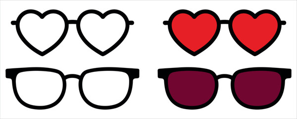 Express your unique style with trendy eyeglass frame styles, including classic shapes and fun heart designs perfect for a vibrant, eye-catching look.