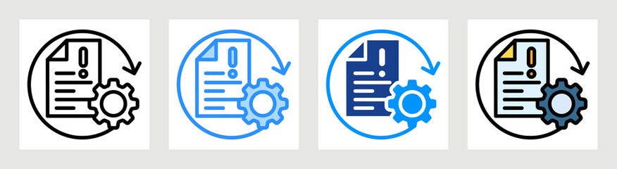 Information Operation Icon Collection Set Multiple Style