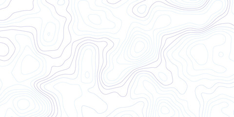 Topographic wave and curve line contour map background. Abstract wavy topographic map and curved lines background. Abstract geographic wave grid line map.	