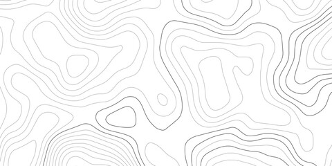 White wave paper curved reliefs abstract background, Abstract topographic contours map background,  topography line map. Vintage outdoors style. World map Template. Stock vector