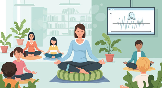 Mindful Classroom: A Group Meditation Session for Students and Teacher