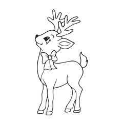 deer with a gift