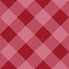 Seamless geometric diamond plaid repeat pattern in various shades of dark red