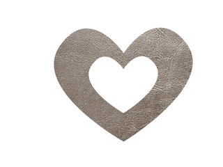 leather heart