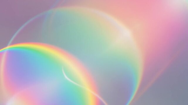 Holographic light leak overlay, iridescent rainbow colors shifting with perspective, pearlescent sheen, semi-transparent layers