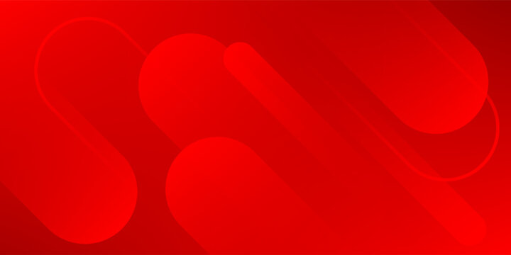 Abstract red diagonal geometric shape background with shiny lines. Modern rounded lines design elements. red background.