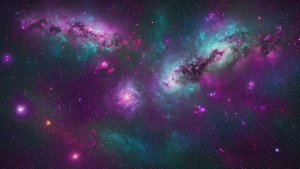 Naklejka premium Abstract Space Background