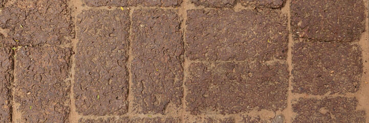 A textured background of real laterite stone, showcasing its unique porous surface and rich reddish-brown color. for rustic rock, natural design themes, construction concepts, and earthy backgrounds