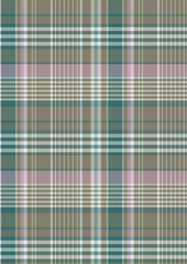 Obraz premium Seamless red,brown,green, lemon,teal and black plaid twill check pattern for fabric design.