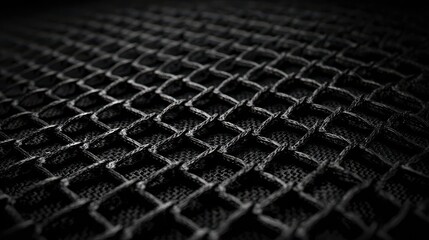 Eye-catching photo of military black and white mesh texture.
