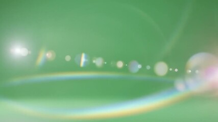 Abstract vibrant green background with dynamic lens flare light effects creating a bright and ethereal digital glow, ideal for modern design elements and technological backdrops - Powered by Adobe