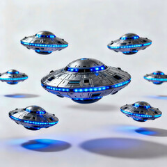 Flying Saucer Ufos Uaps Hover