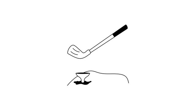 Golf ball and club for precision play on the green