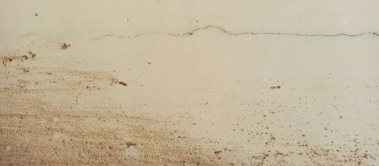 Aged Beige Wall Background with Rusty Stain Texture