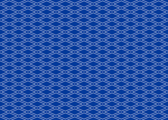 シームレスな紺色菱文様背景