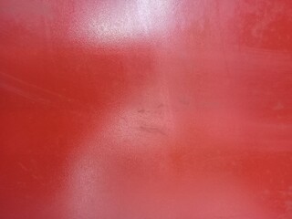 Smooth Vibrant Red Plastic Surface Minimalist Background