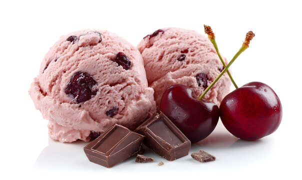Cherry Dark Chocolate chunk ice cream resolution