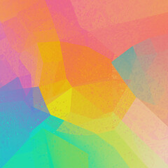 Vibrant Liquid 3D Shapes: Neon Pink and Cyan Abstract Geometric Background