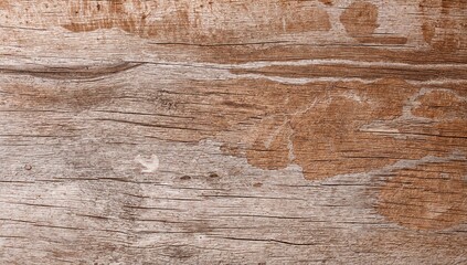 Fototapeta premium Close up of a weathered wooden chopping board showing cuts and scratches, ideal for editorial header background