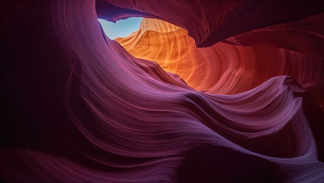 Stunning rock formations in Lower Antelope Canyon, showcasing erosion risk