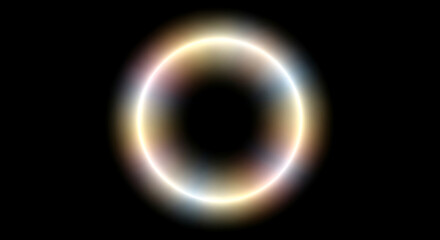 Stunning halo effect with vibrant light ring for modern design projects, perfect for adding a touch of magic to your creative projects and captivating visuals