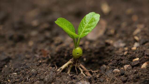 Avocado plant beginning to sprout, signifying growth potential