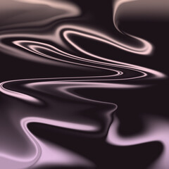 Abstract swirling pink and purple light trails on dark background