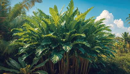 Tropical climate encourages the flourishing of bassia scoparia, highlighting ecological diversity