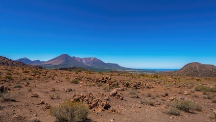 The Canary Islands featuring volcanic formations, highlighting the risk of erosion