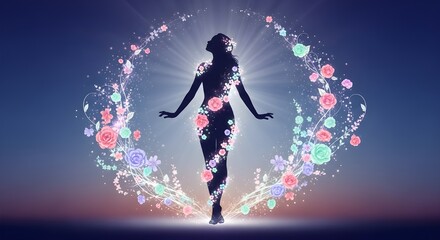 Feminine Energy Abstract Portrait