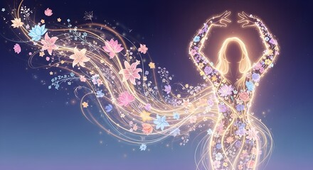 Feminine Energy Abstract Portrait