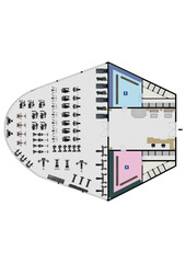 Floor plan gym Fitness center 3d illustration Fitness Gym. Fitness club. Gym interior design