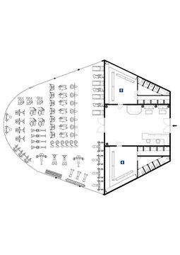 Floor plan gym Fitness center 3d illustration Fitness Gym. Fitness club. Gym interior design