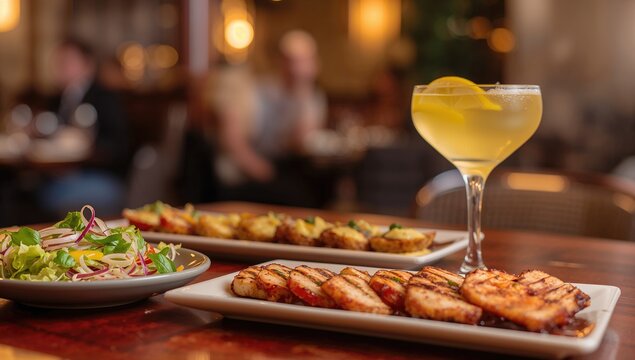 Modern Tapas and Cocktails Selection, fiber-dense choices, World Tapas Day