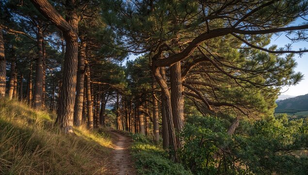 Rare Lebanese Cedar forest at Tahtali mountain, preservation