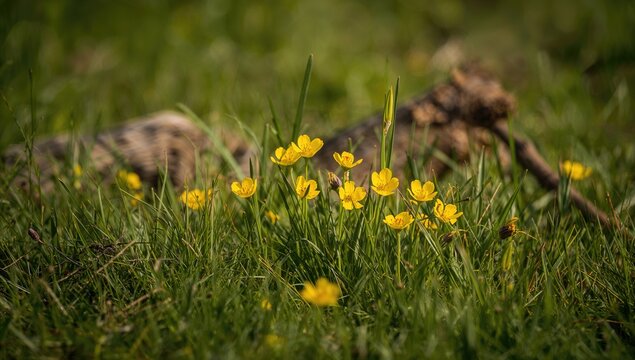 Oxalis pes-caprae (Yellow Flower), seasonal change